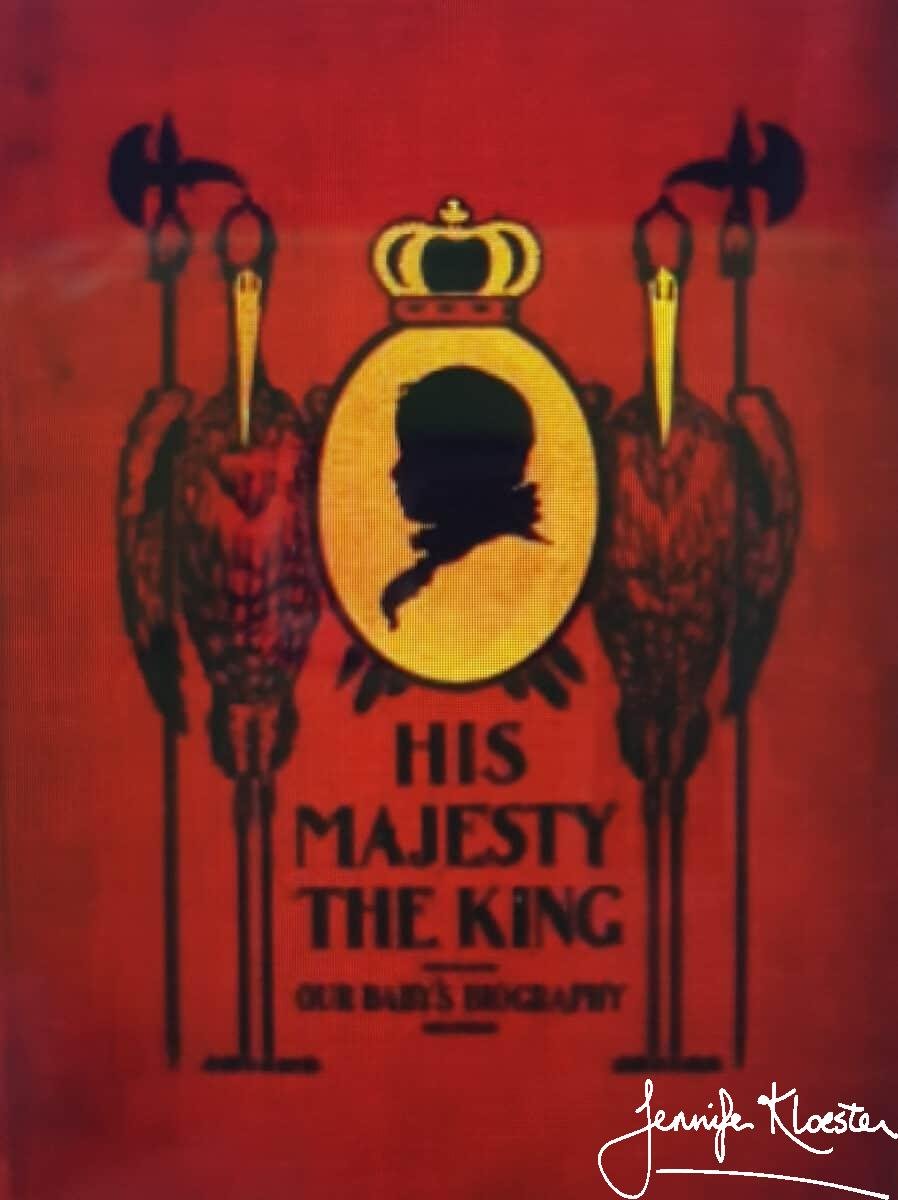 1902 his majesty the king baby book by ethel elaine barr