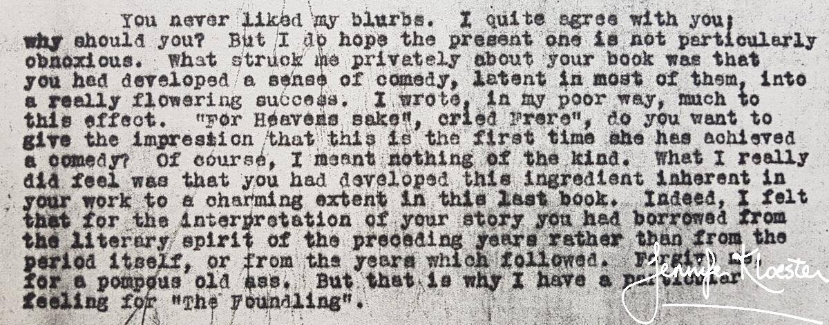 19480401 arnold gyde letter about the foundling