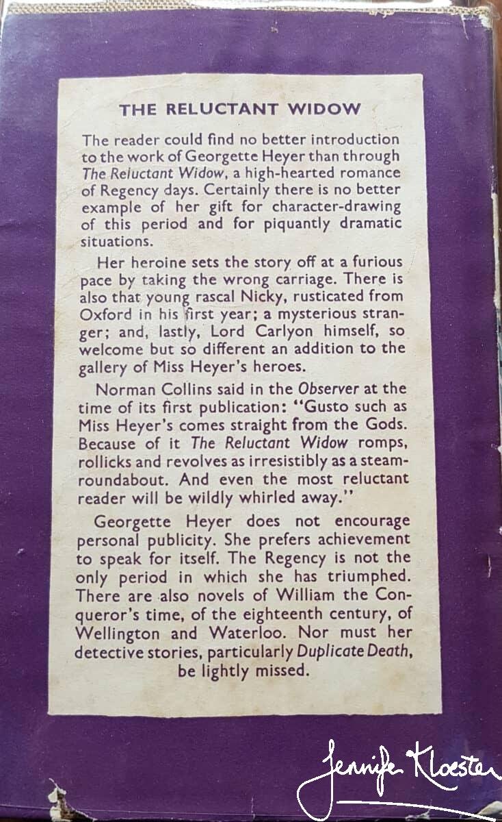 1952 the vanguard library back cover