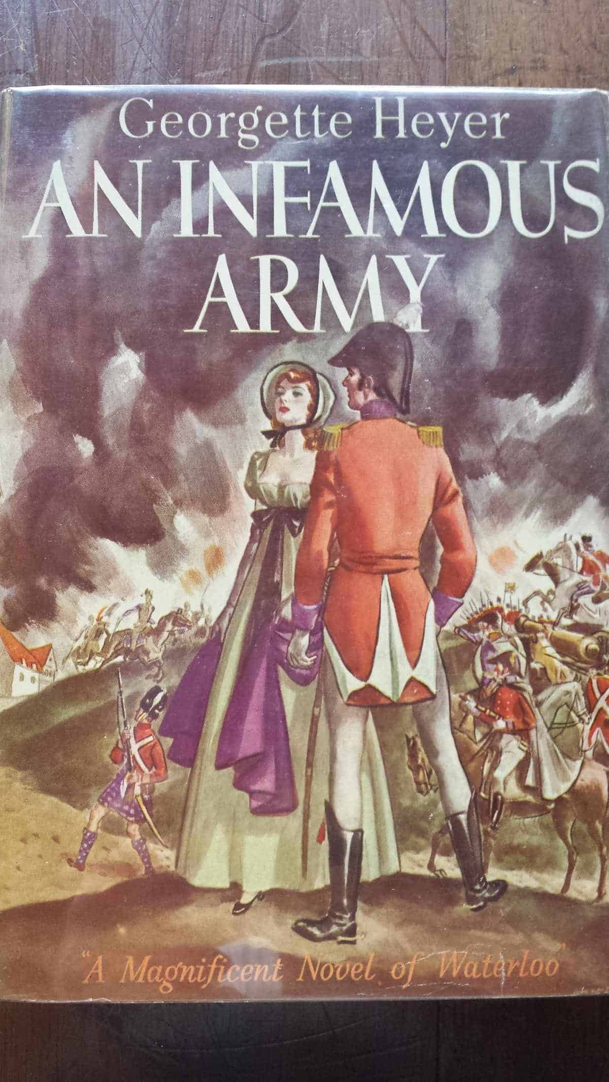 Georgette's novel of Waterloo An Infamous Army, the US first edition