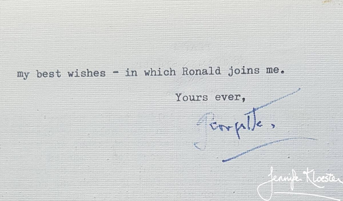 Best Wishes Georgette