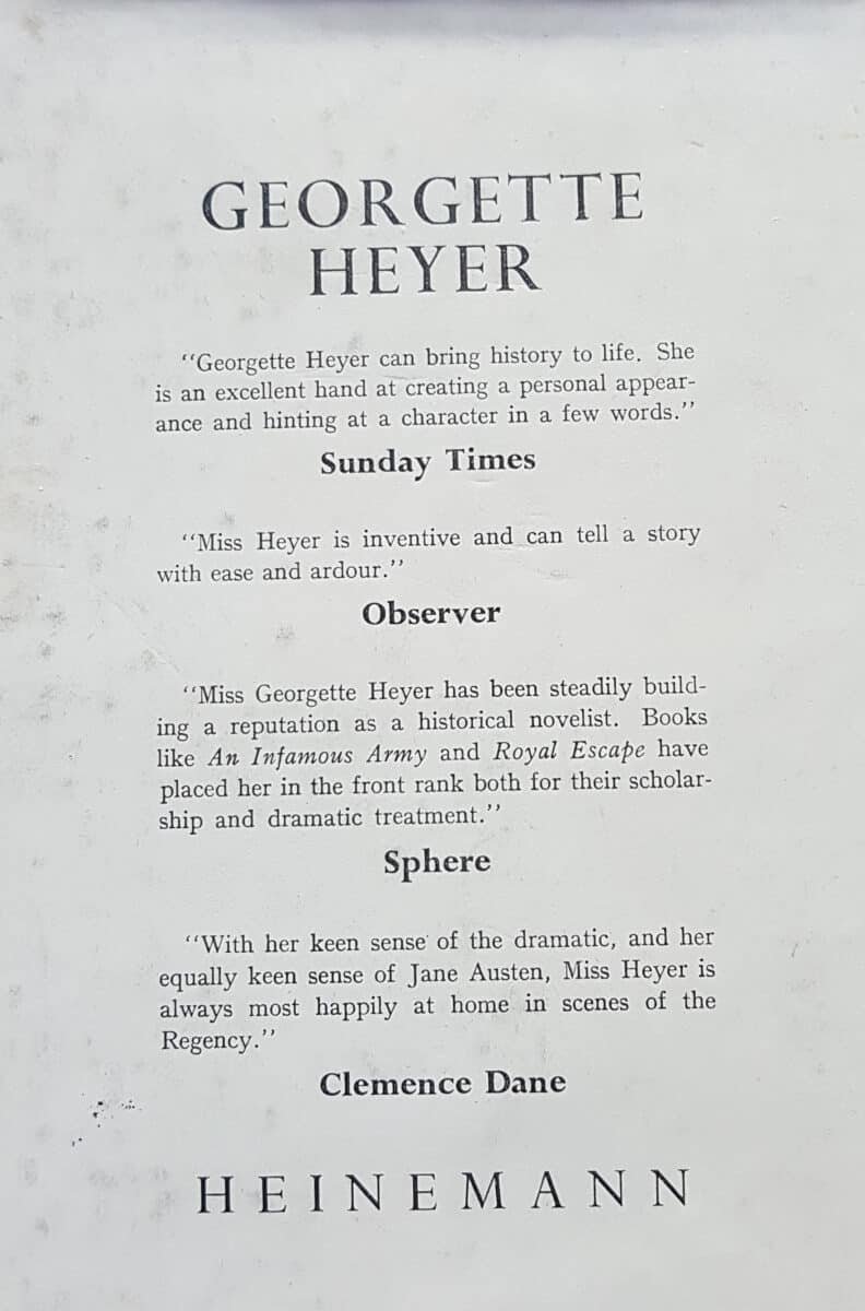 duplicate death heinemann first edtion back cover 1951