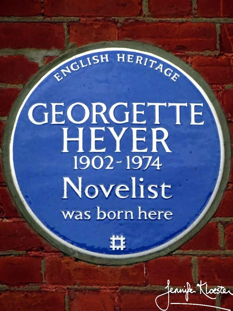 georgette heyer 1902 1974 novelist was born here 1 1
