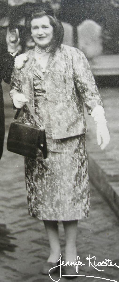 georgette dressed for a garden party 1960s 2