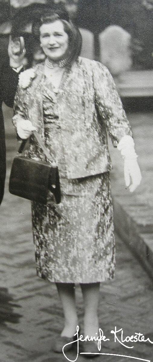 georgette dressed for a garden party 1960s 3