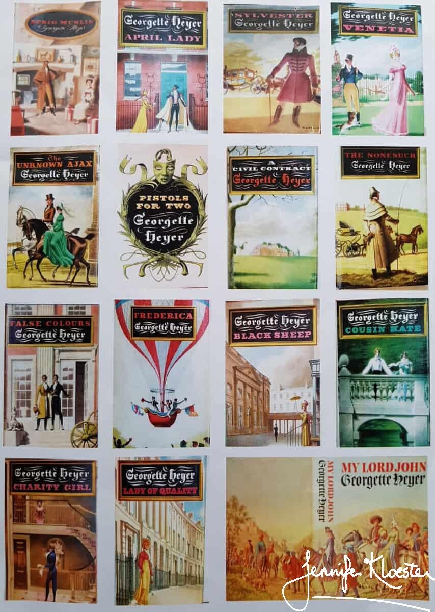 heyer historical book covers 1956 1972 1