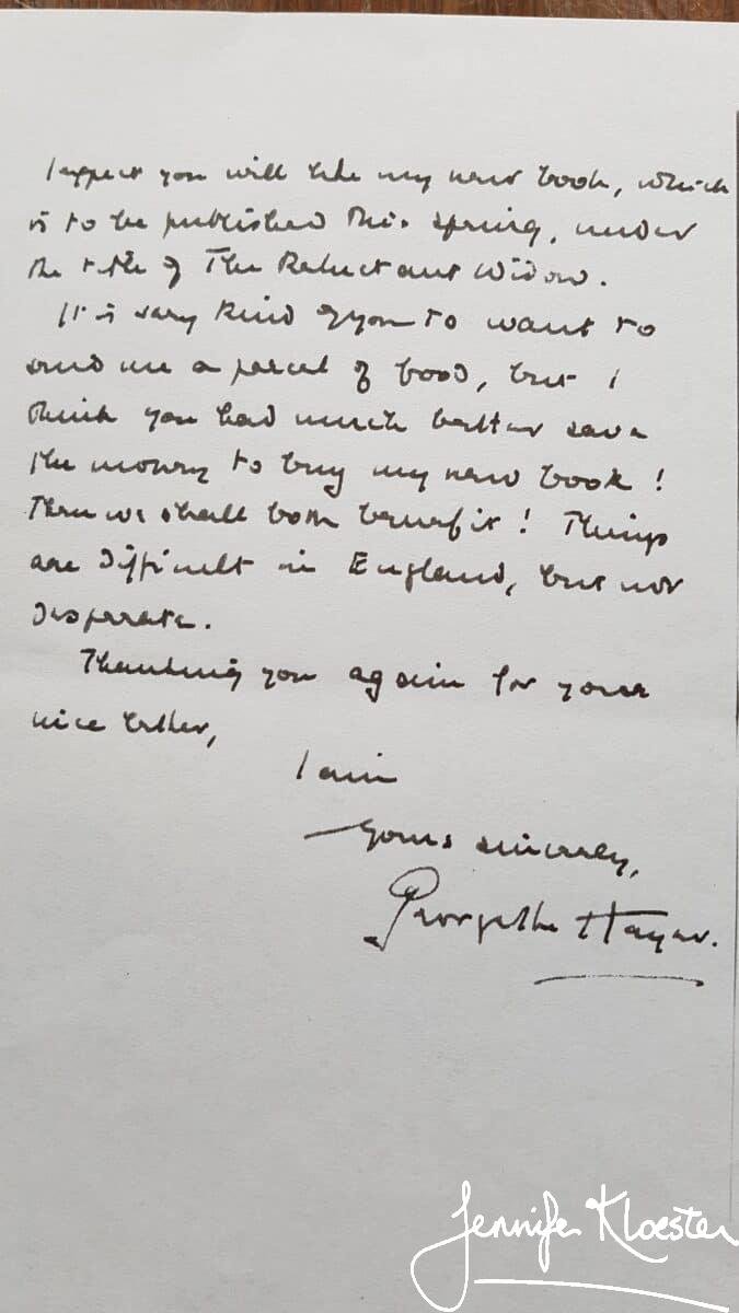 rosemary white letter 1946 page 2